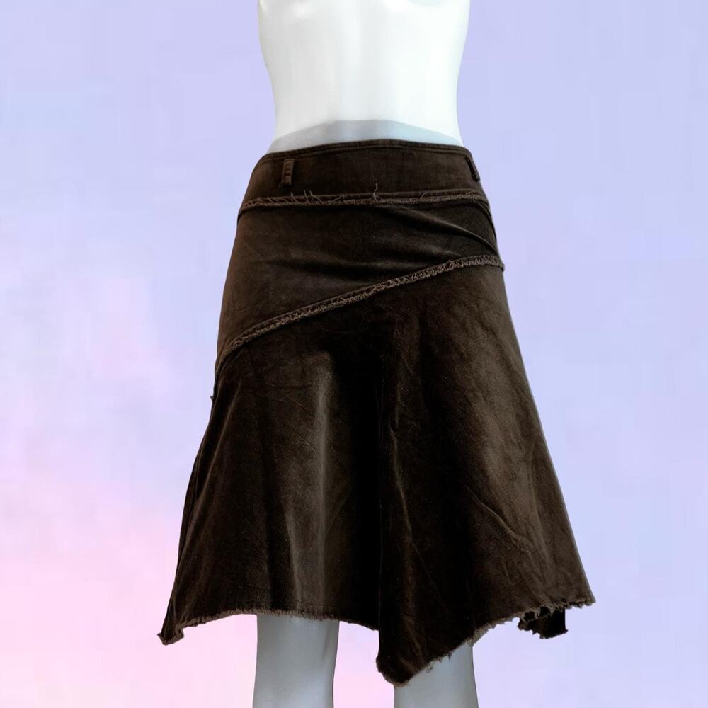 Morgan de toi midi skirt corduroy vintage 90s y2k